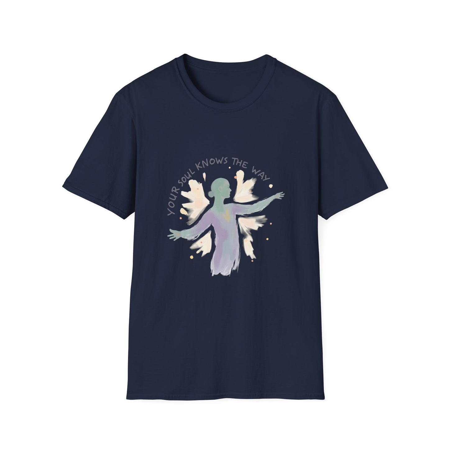 Spiritual Journey T-Shirt, Inspirational Tee, Motivational Apparel, Mindfulness Gift, Softstyle Shirt
