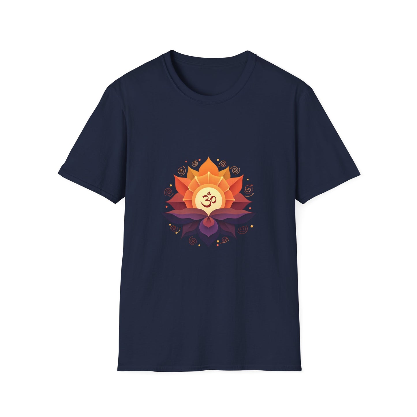 Yoga Lotus Unisex T-Shirt, Spiritual Tee, Meditation Apparel, Yoga Gifts, Zen Wear, OM Design Shirt