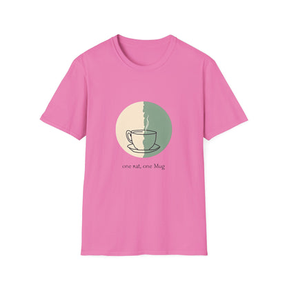Cozy Coffee Lover T-Shirt, Unisex Tee, Softstyle Graphic Shirt, Gift for Coffee Enthusiasts, Casual Wear, Homebrew Apparel