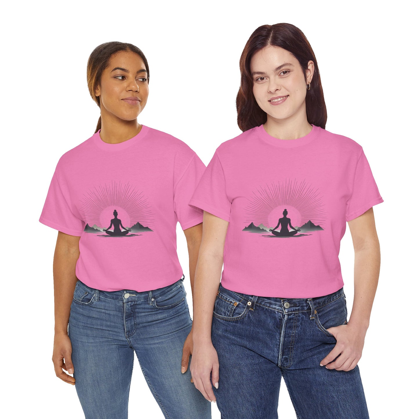 Mindfulness Meditation Unisex Heavy Cotton Tee