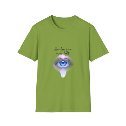 Awakening Eye Unisex Softstyle T-Shirt, Spiritual Tee, Boho Style Shirt, Gift for Her, Self-Care Apparel, Mindfulness Fashion, Unique [...]