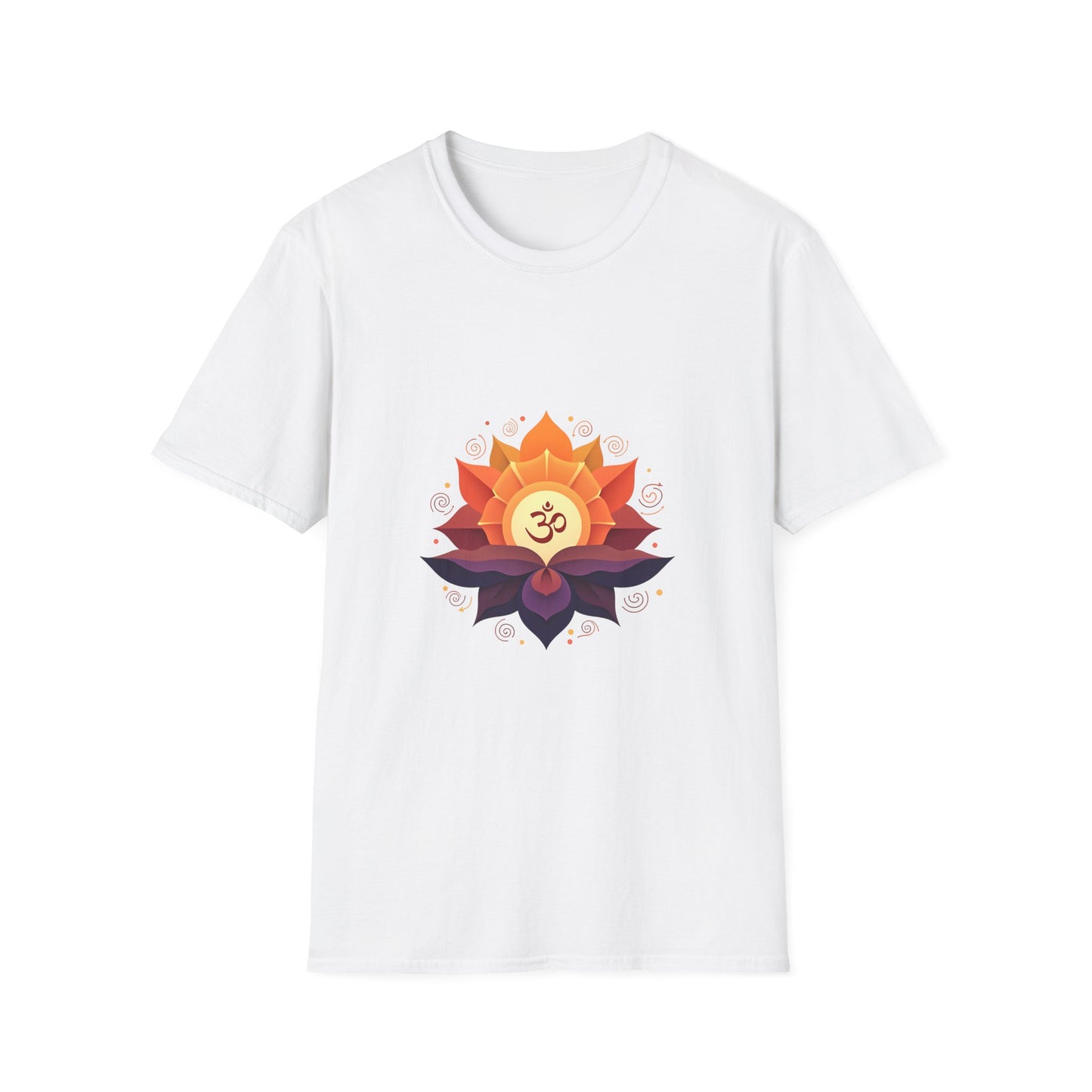 Yoga Lotus Unisex T-Shirt, Spiritual Tee, Meditation Apparel, Yoga Gifts, Zen Wear, OM Design Shirt