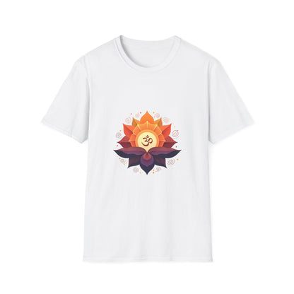 Yoga Lotus Unisex T-Shirt, Spiritual Tee, Meditation Apparel, Yoga Gifts, Zen Wear, OM Design Shirt