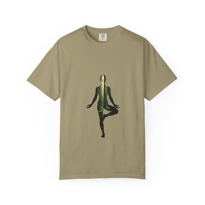 Unisex Yoga Meditation T-Shirt, Relaxed Fit Tee, Mindfulness Apparel, Gift for Yogis, Spiritual Fashion, Wellness Clothing