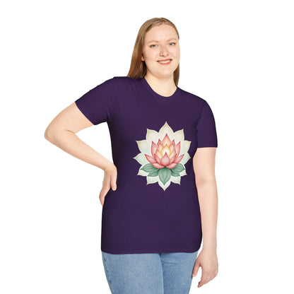 Lotus Mandala T-Shirt for Yoga Enthusiasts