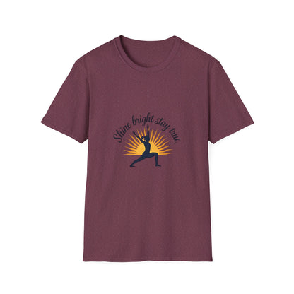 Unisex Inspirational T-Shirt, Motivational Tee, Fitness Shirt, Gift for Yogis, Relaxed Style for Everyday Wear