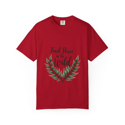 Unisex Peaceful Nature T-Shirt - Find Peace in the Wild, Eco-Friendly Gift, Nature Lover Apparel, Casual Wear, Outdoor Events