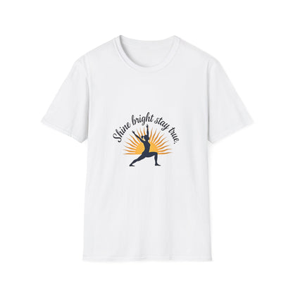Unisex Inspirational T-Shirt, Motivational Tee, Fitness Shirt, Gift for Yogis, Relaxed Style for Everyday Wear