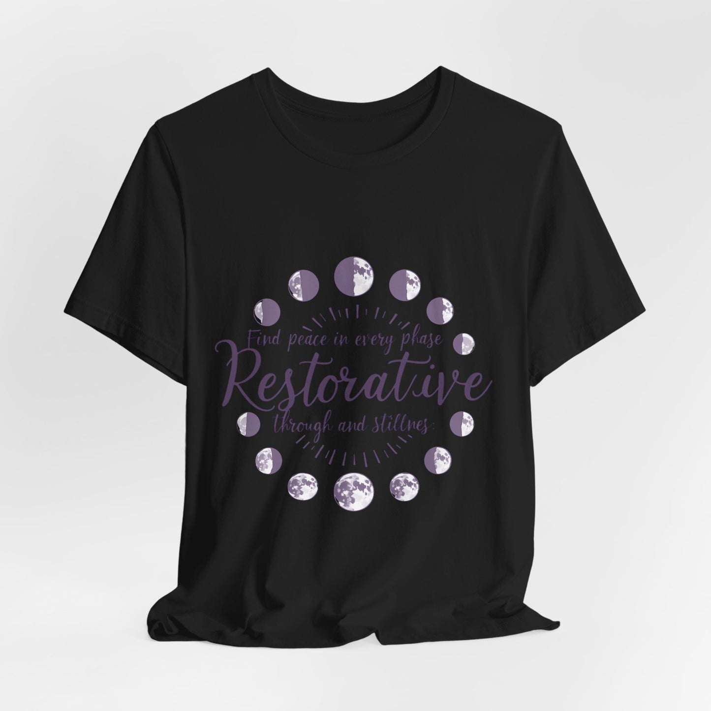 Restorative Peace Unisex T-Shirt - Spiritual Affirmation Tee for Mindfulness