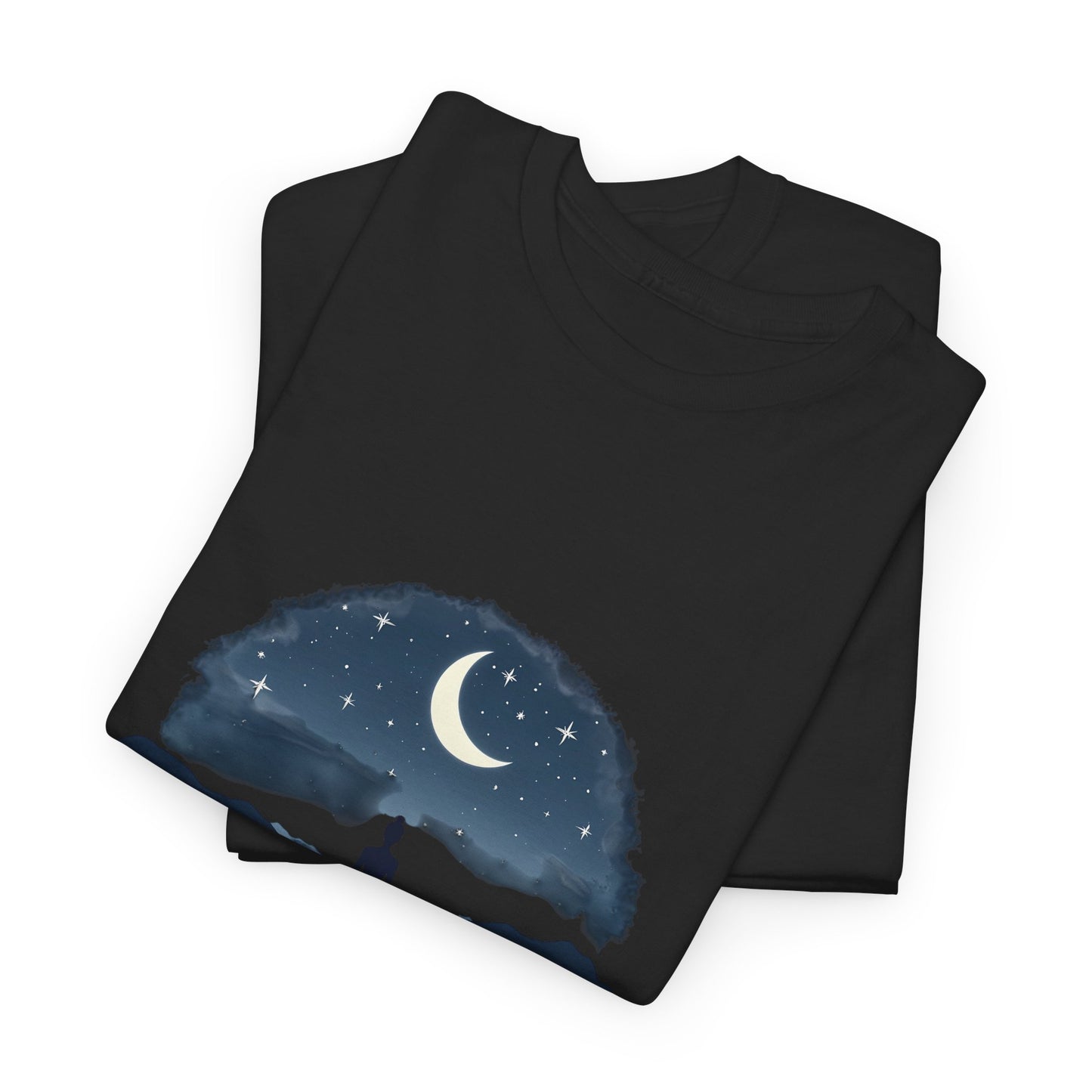 Moonlit Reflection Unisex Heavy Cotton Tee