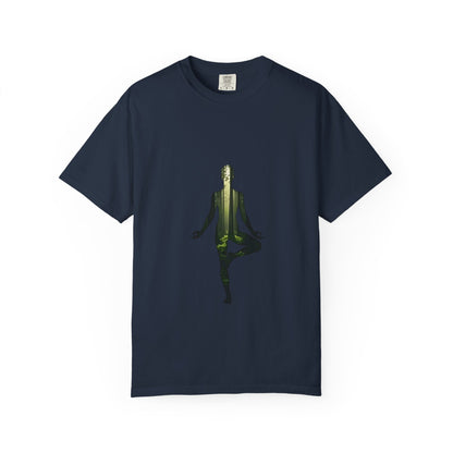 Unisex Yoga Meditation T-Shirt, Relaxed Fit Tee, Mindfulness Apparel, Gift for Yogis, Spiritual Fashion, Wellness Clothing