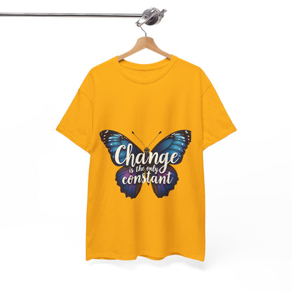 Butterfly Change Unisex T-Shirt - Inspirational Tee for Change Lovers, Gifts for Nature Enthusiasts, Motivational Wear, Everyday [...]