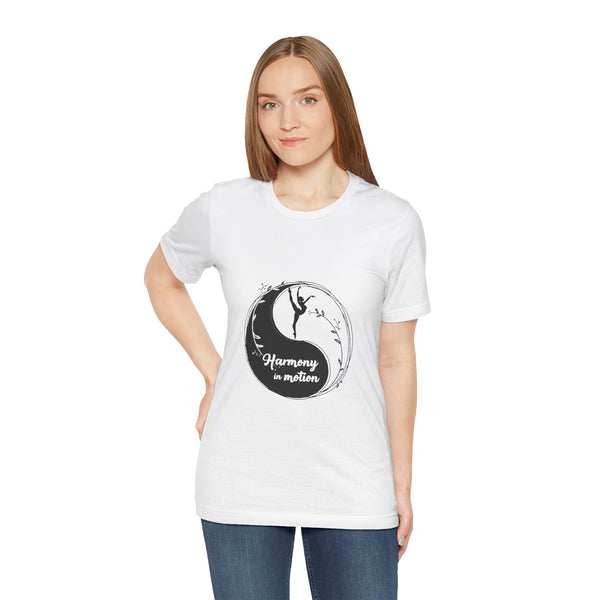 Harmony in Motion Tee | Ying Yang Shirt, Yoga, Mindfulness Gift, Nature Lover, Meditation Wear, Birthday Gift