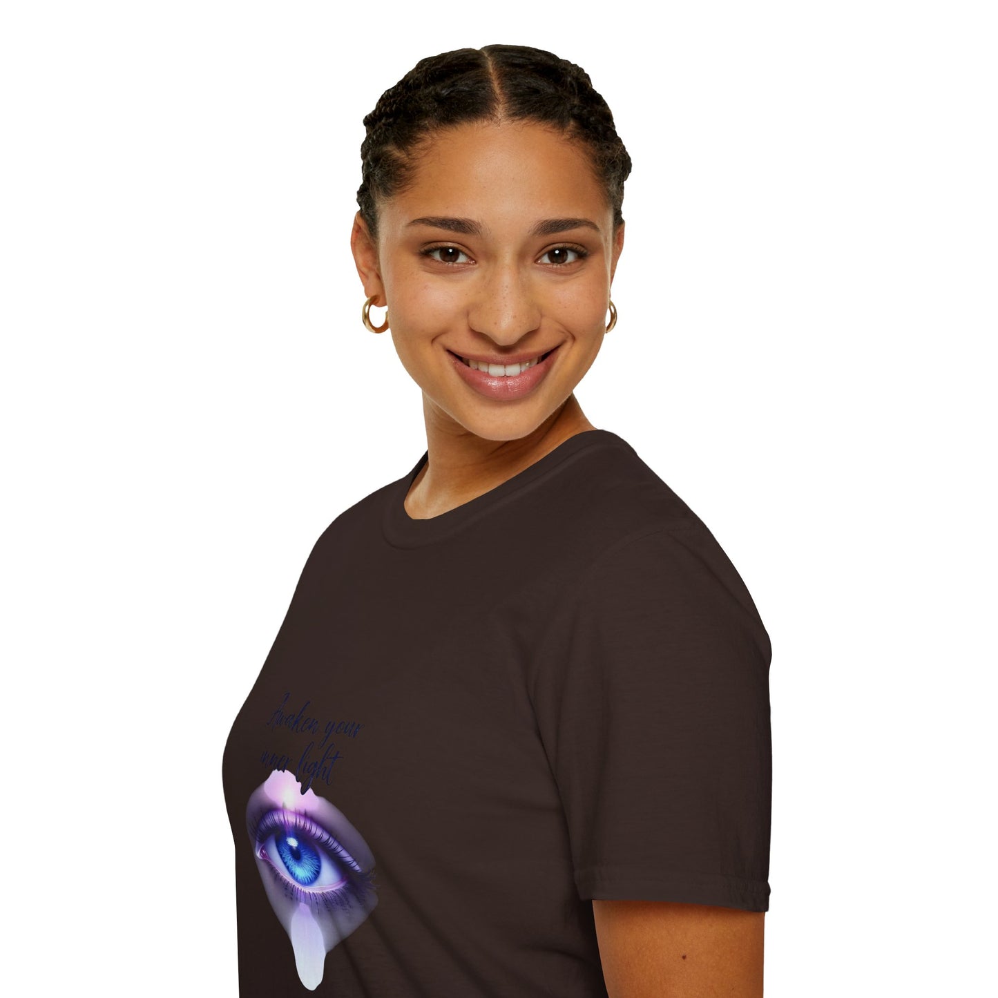 Awakening Eye Unisex Softstyle T-Shirt, Spiritual Tee, Boho Style Shirt, Gift for Her, Self-Care Apparel, Mindfulness Fashion, Unique [...]
