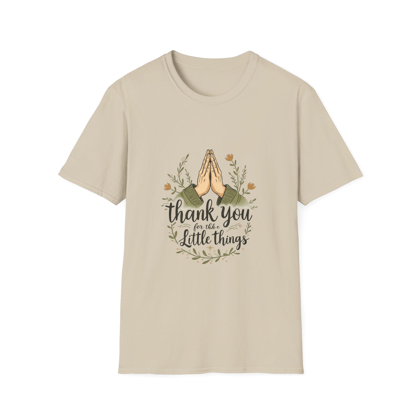Thank You for the Little Things Unisex Softstyle T-Shirt - Gratitude Tee for Everyday Comfort