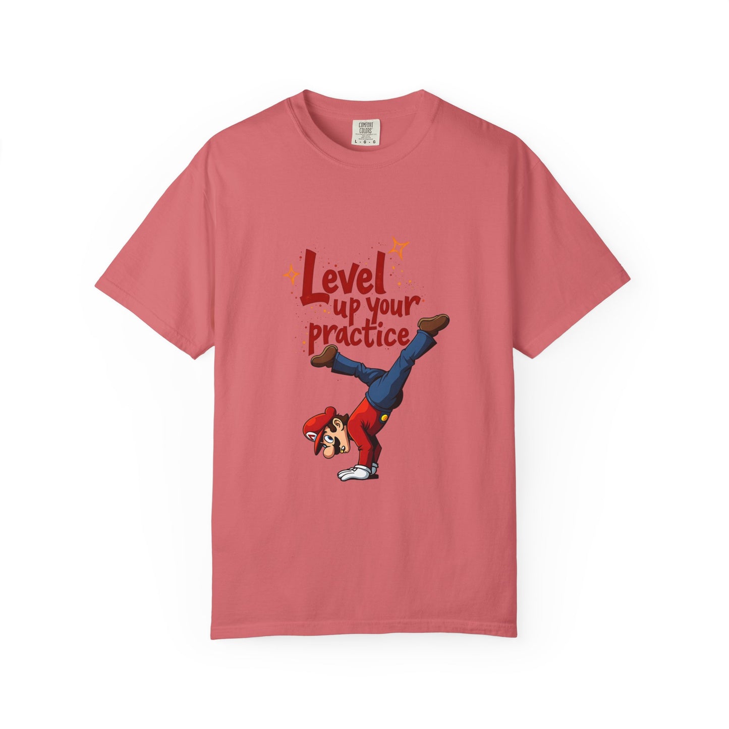 Level Up Your Practice T-Shirt, Unisex Casual Tee, Fun Motivational Shirt, Gift for Gamers, Unique Workout Top