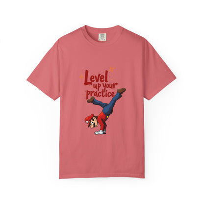 Level Up Your Practice T-Shirt, Unisex Casual Tee, Fun Motivational Shirt, Gift for Gamers, Unique Workout Top