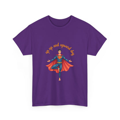 Superhero Motivational Tee, Unisex Cotton Shirt, Gift for Kids, Inspirational Superhero Apparel, Fun Comic T-Shirt