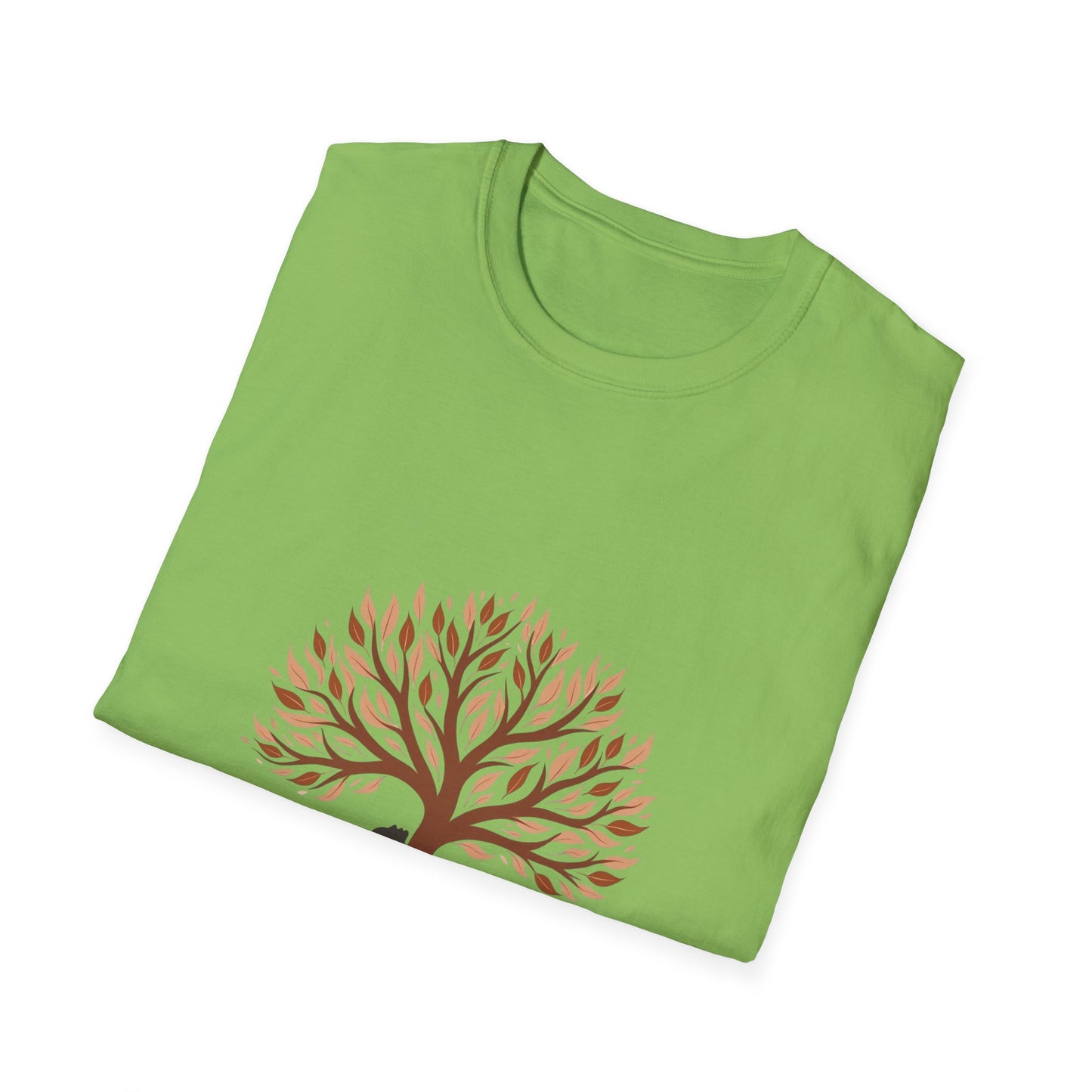 Yoga Tree Unisex Softstyle T-Shirt - Relaxing Nature Design