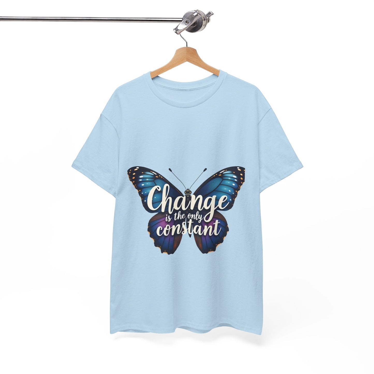 Butterfly Change Unisex T-Shirt - Inspirational Tee for Change Lovers, Gifts for Nature Enthusiasts, Motivational Wear, Everyday [...]