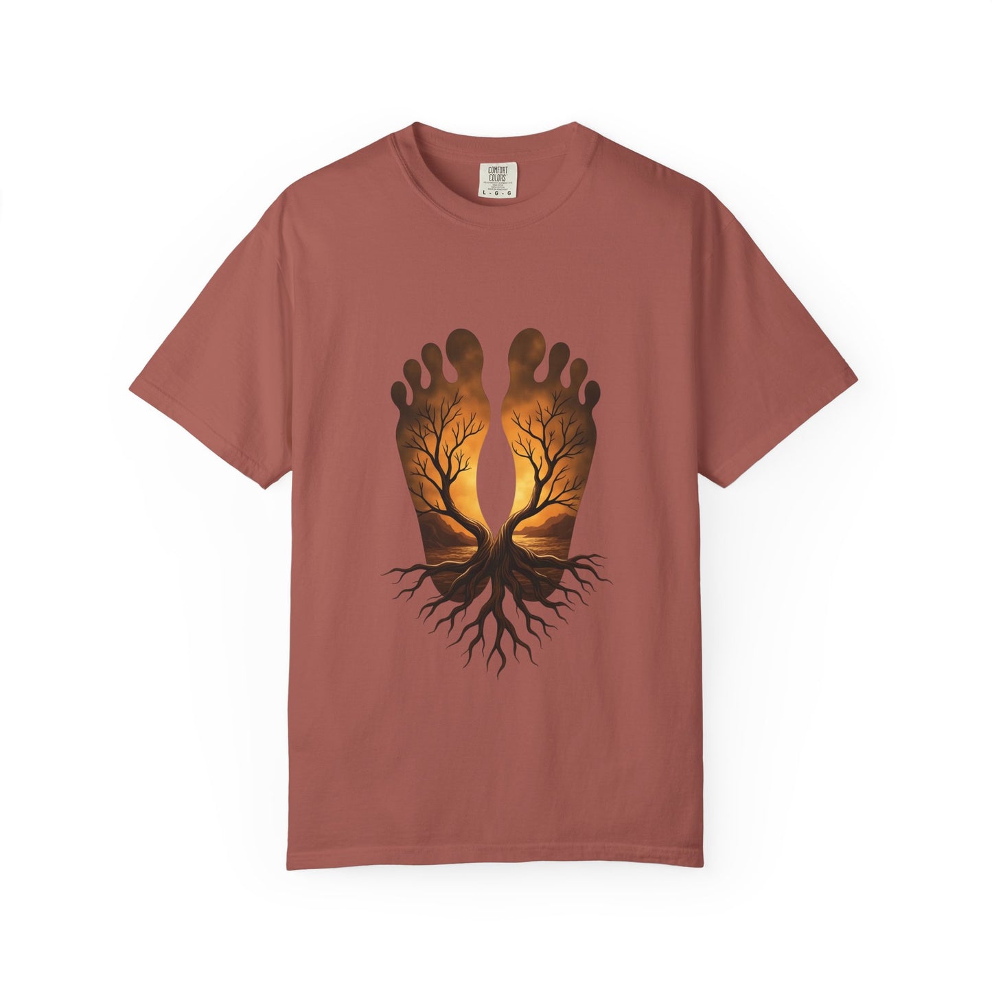 Nature-Inspired Unisex T-Shirt with Tree and Footprint Design | Eco-Friendly, Gift for Nature Lovers, Bohemian Style, Soul Connection [...]