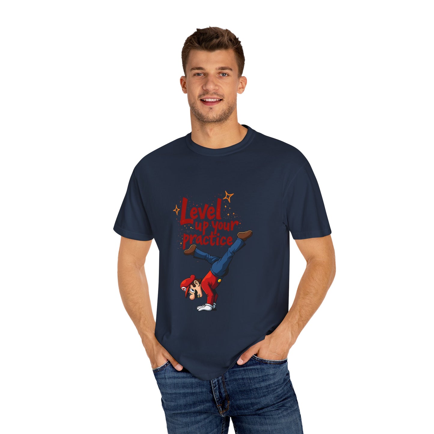 Level Up Your Practice T-Shirt, Unisex Casual Tee, Fun Motivational Shirt, Gift for Gamers, Unique Workout Top