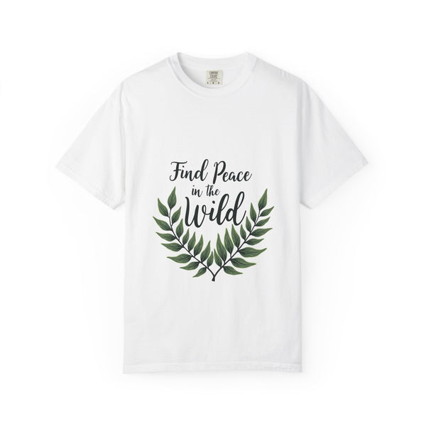 Unisex Peaceful Nature T-Shirt - Find Peace in the Wild, Eco-Friendly Gift, Nature Lover Apparel, Casual Wear, Outdoor Events