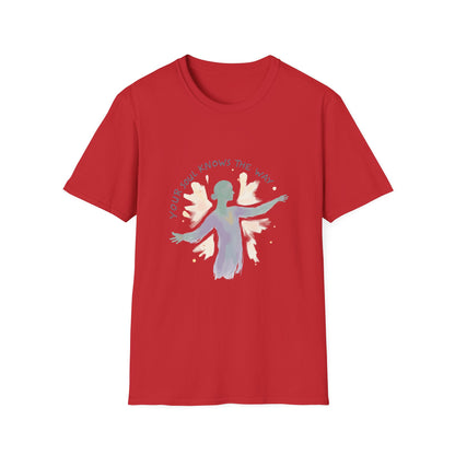 Spiritual Journey T-Shirt, Inspirational Tee, Motivational Apparel, Mindfulness Gift, Softstyle Shirt