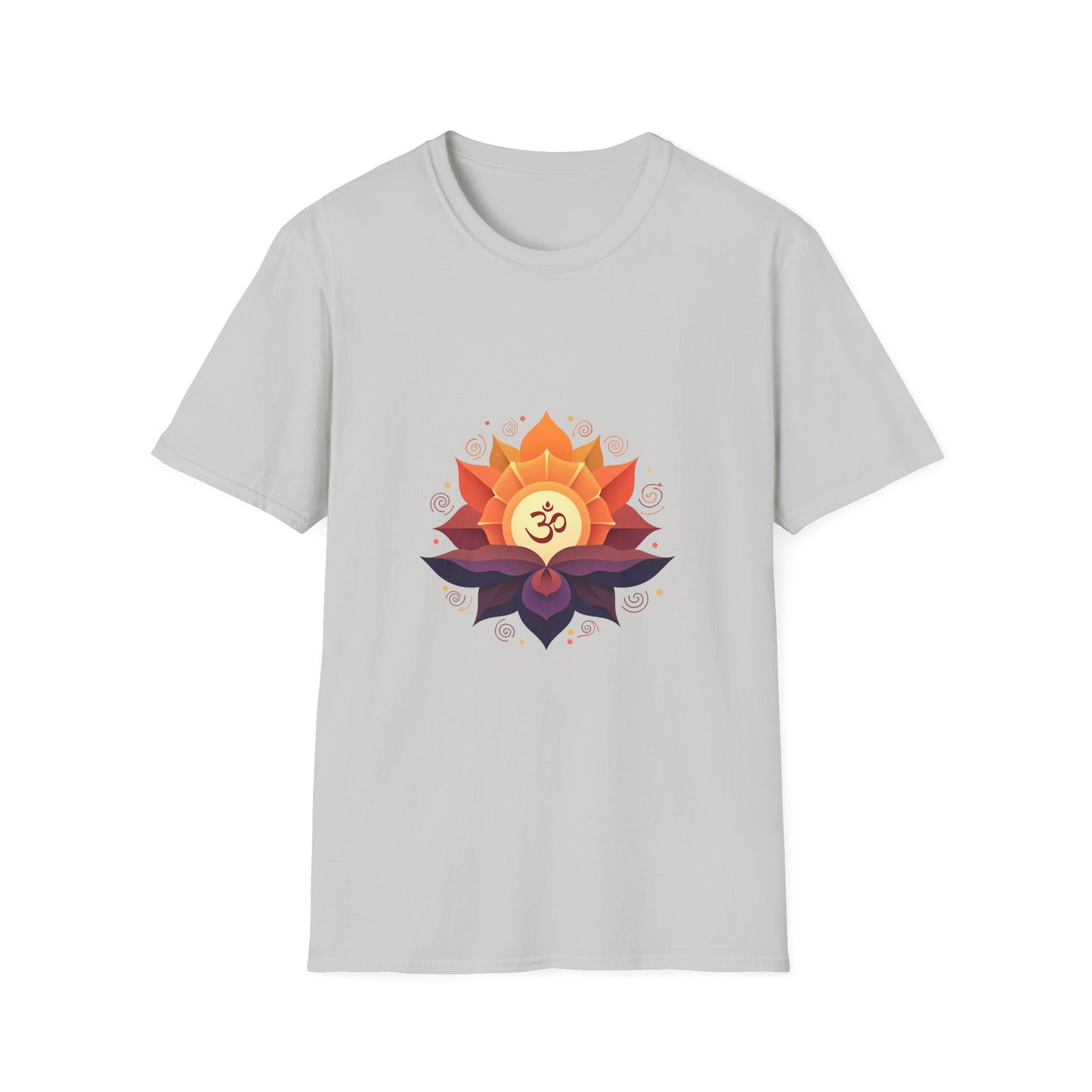 Yoga Lotus Unisex T-Shirt, Spiritual Tee, Meditation Apparel, Yoga Gifts, Zen Wear, OM Design Shirt