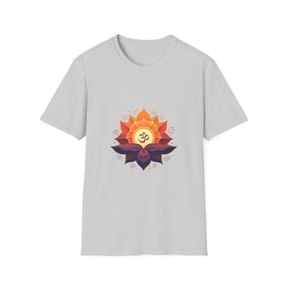 Yoga Lotus Unisex T-Shirt, Spiritual Tee, Meditation Apparel, Yoga Gifts, Zen Wear, OM Design Shirt