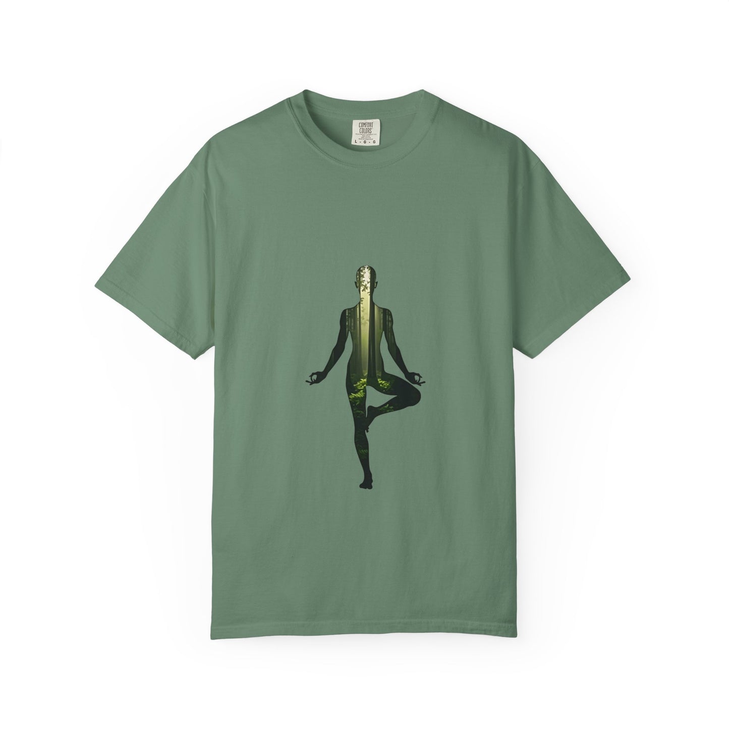 Unisex Yoga Meditation T-Shirt, Relaxed Fit Tee, Mindfulness Apparel, Gift for Yogis, Spiritual Fashion, Wellness Clothing