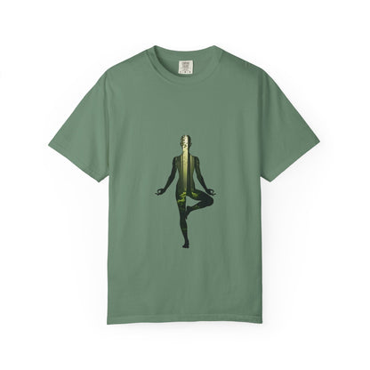 Unisex Yoga Meditation T-Shirt, Relaxed Fit Tee, Mindfulness Apparel, Gift for Yogis, Spiritual Fashion, Wellness Clothing