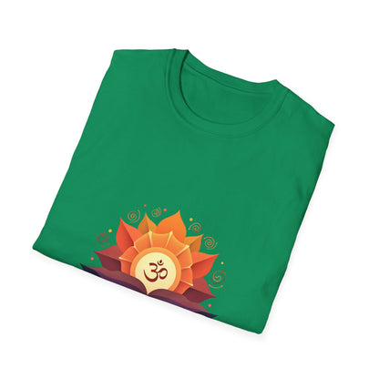 Yoga Lotus Unisex T-Shirt, Spiritual Tee, Meditation Apparel, Yoga Gifts, Zen Wear, OM Design Shirt