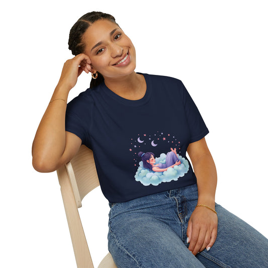 Dreamy Cloud Graphic Unisex Softstyle T-Shirt