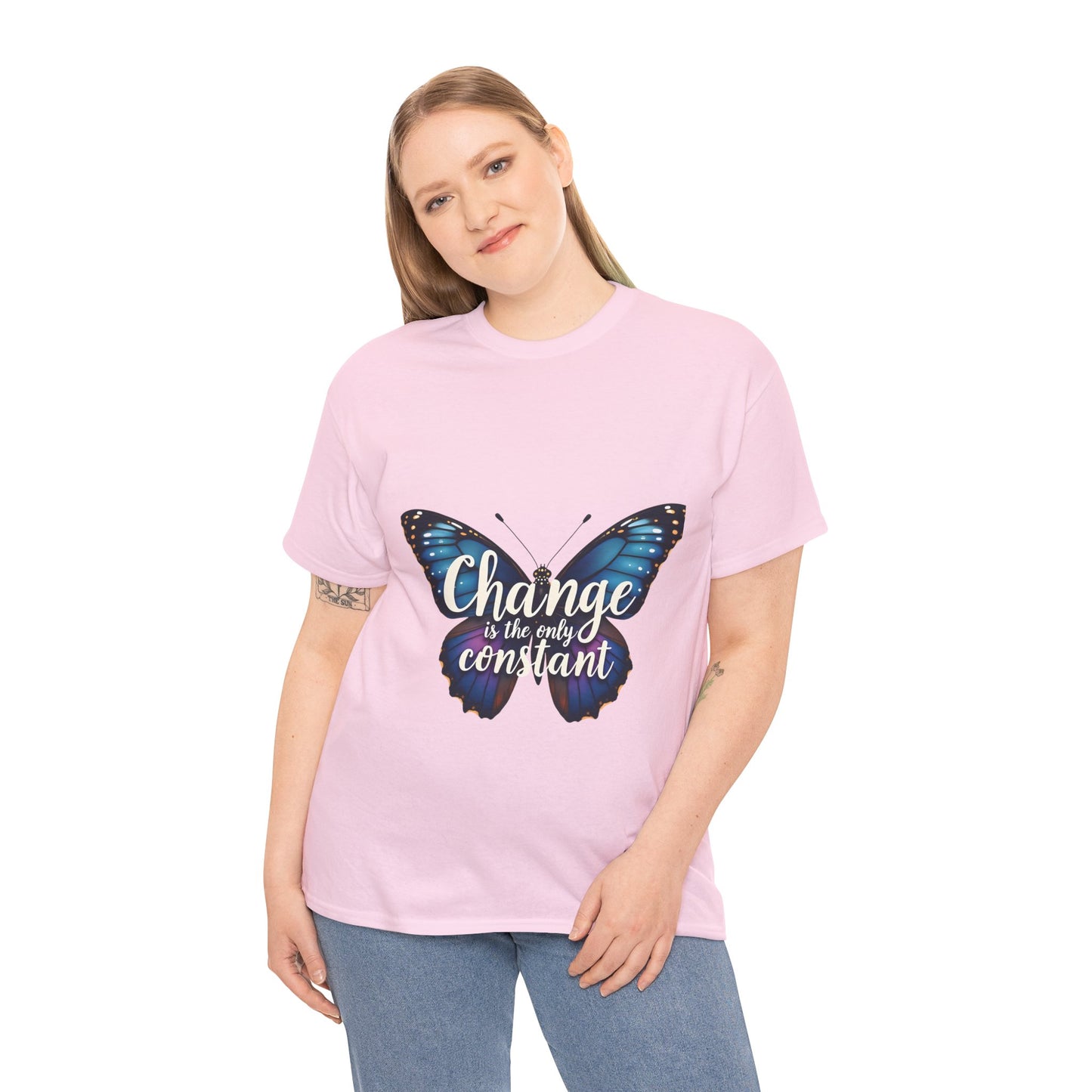 Butterfly Change Unisex T-Shirt - Inspirational Tee for Change Lovers, Gifts for Nature Enthusiasts, Motivational Wear, Everyday [...]