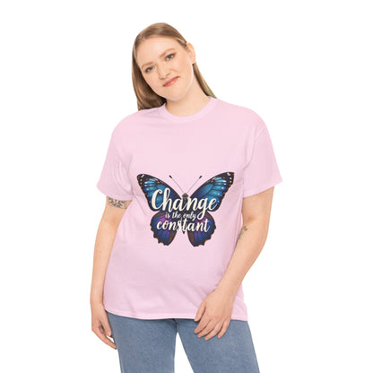 Butterfly Change Unisex T-Shirt - Inspirational Tee for Change Lovers, Gifts for Nature Enthusiasts, Motivational Wear, Everyday [...]