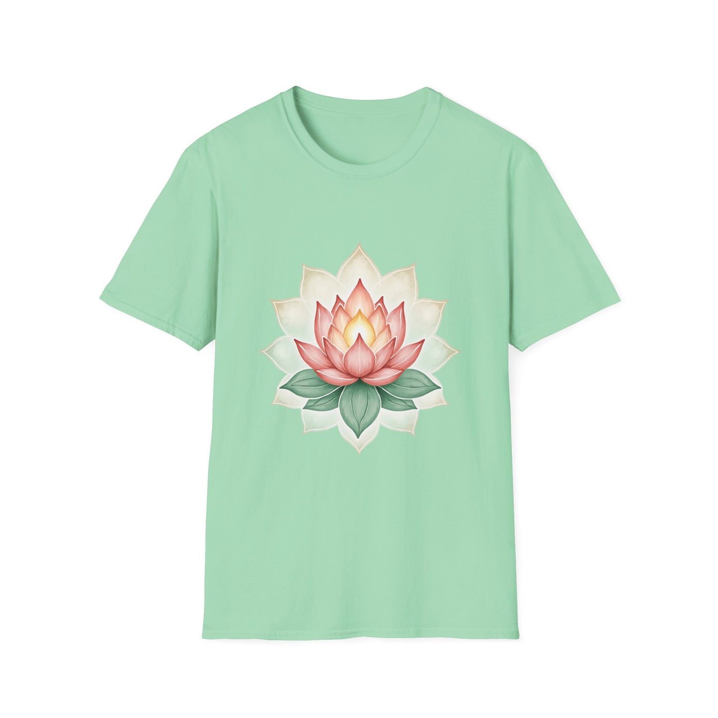 Lotus Mandala T-Shirt for Yoga Enthusiasts