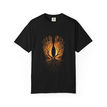 Nature-Inspired Unisex T-Shirt with Tree and Footprint Design | Eco-Friendly, Gift for Nature Lovers, Bohemian Style, Soul Connection [...]