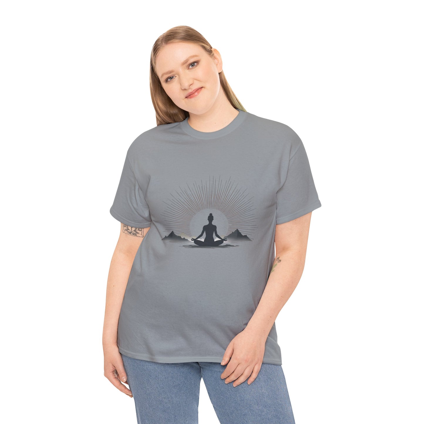 Mindfulness Meditation Unisex Heavy Cotton Tee