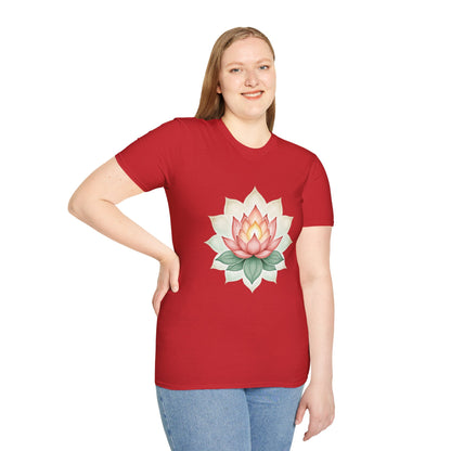 Lotus Mandala T-Shirt for Yoga Enthusiasts