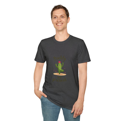 Prickly but Present Cactus T-Shirt | Fun Graphic Tee for Nature Lovers | Perfect Gift for Occasions & Everyday Wear