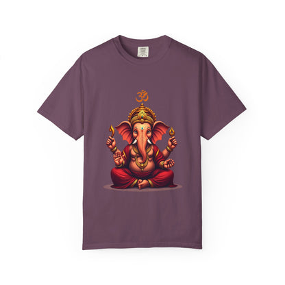 Ganesh Spiritual Unisex T-shirt, Eco-Friendly Tee, Yoga Apparel, Meditation Gift, Bohemian Style
