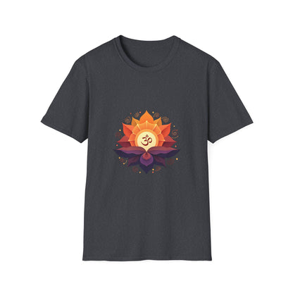 Yoga Lotus Unisex T-Shirt, Spiritual Tee, Meditation Apparel, Yoga Gifts, Zen Wear, OM Design Shirt