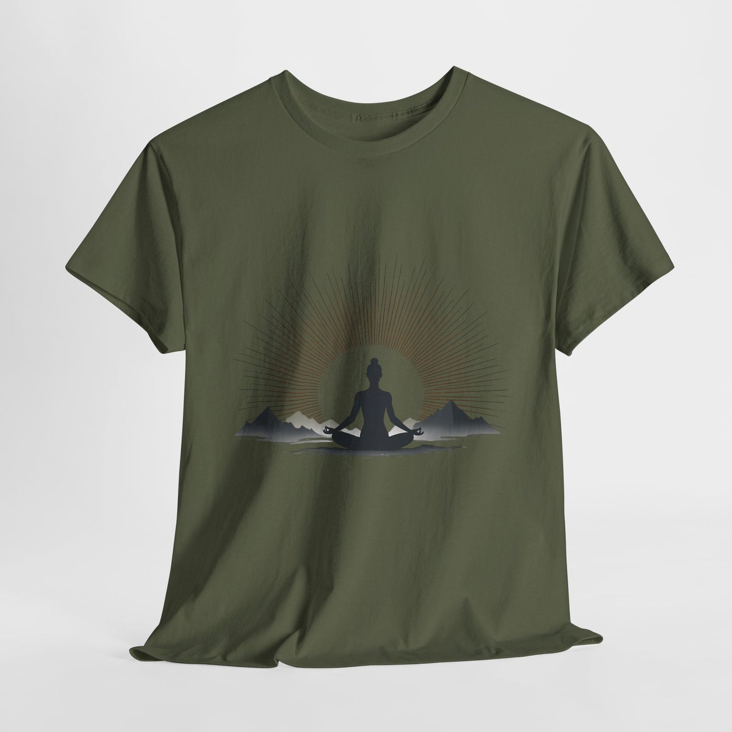 Mindfulness Meditation Unisex Heavy Cotton Tee