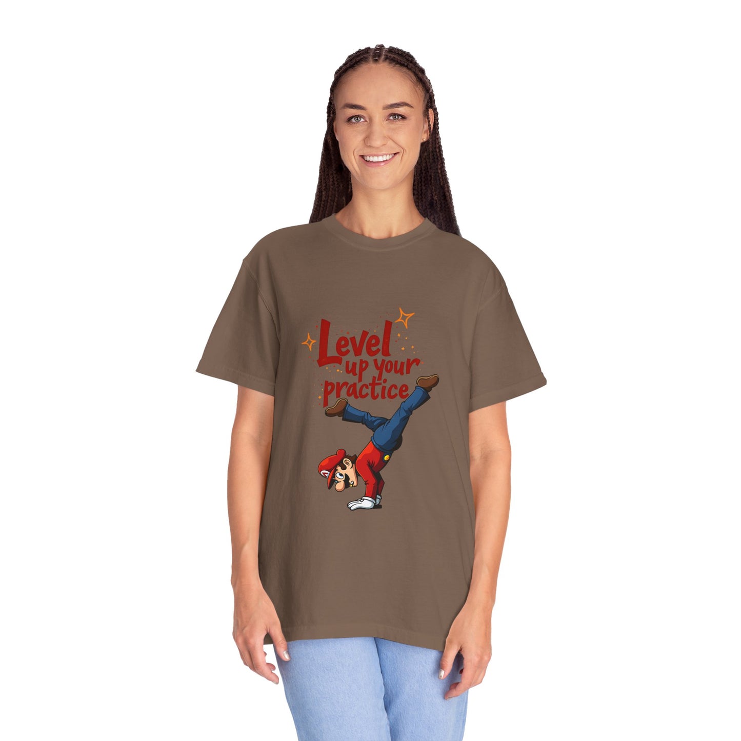 Level Up Your Practice T-Shirt, Unisex Casual Tee, Fun Motivational Shirt, Gift for Gamers, Unique Workout Top