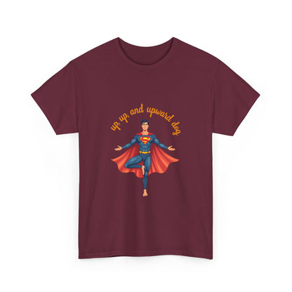 Superhero Motivational Tee, Unisex Cotton Shirt, Gift for Kids, Inspirational Superhero Apparel, Fun Comic T-Shirt