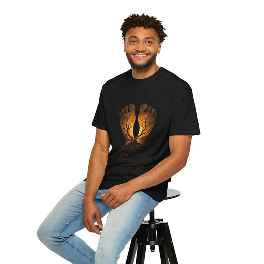 Nature-Inspired Unisex T-Shirt with Tree and Footprint Design | Eco-Friendly, Gift for Nature Lovers, Bohemian Style, Soul Connection [...]