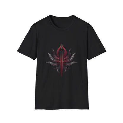 Stylish Unisex Graphic Tee with Sword Design, Casual Wear, Perfect for Gamers, Unique Gift for Birthdays, Summer Festivals