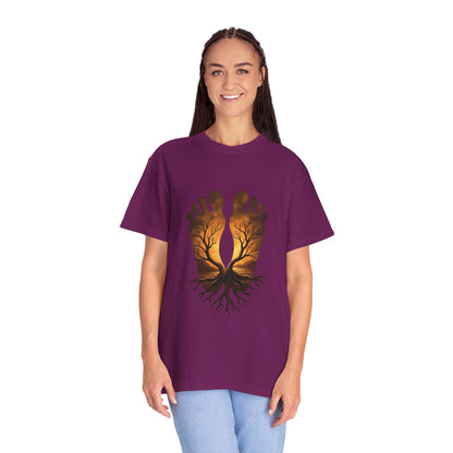 Nature-Inspired Unisex T-Shirt with Tree and Footprint Design | Eco-Friendly, Gift for Nature Lovers, Bohemian Style, Soul Connection [...]