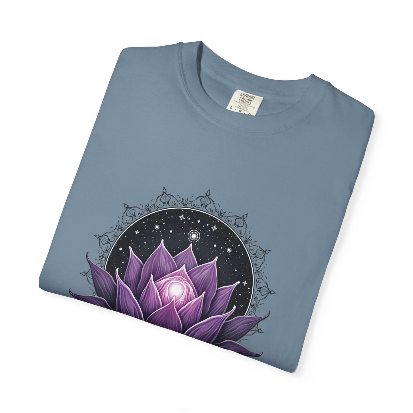 Purple Lotus Unisex T-Shirt - Boho Style for Spiritual Vibes